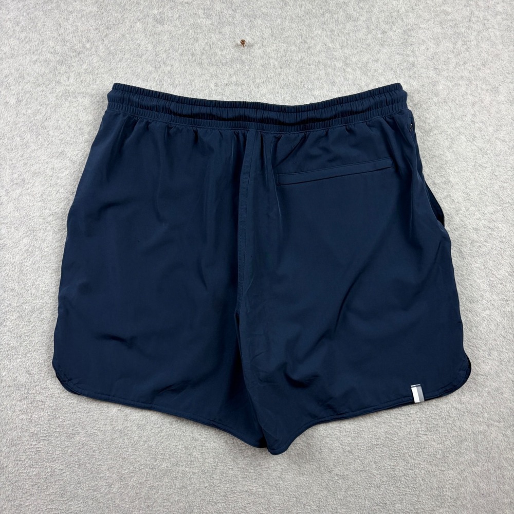 Rhoback Grit Gym Shorts Mens XL Blue Athletic Performance Stretch Golf Lined 7" - Picture 3 of 9